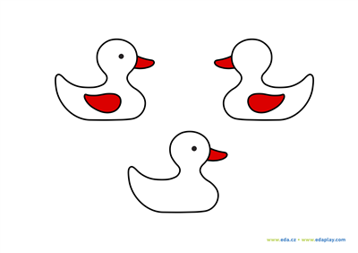 EDA PLAY - COMPLETE THE PICTURE - THREE DUCKS