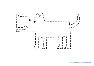 EDA PLAY - TRACE THE SHAPE - DOG