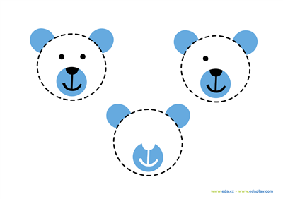 EDA PLAY - TRACING LINES: FACES - THREE BEARS