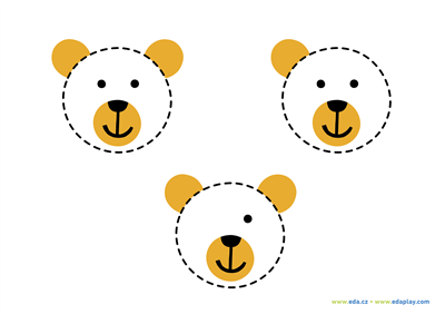 EDA PLAY - TRACING LINES: FACES - THREE BEARS